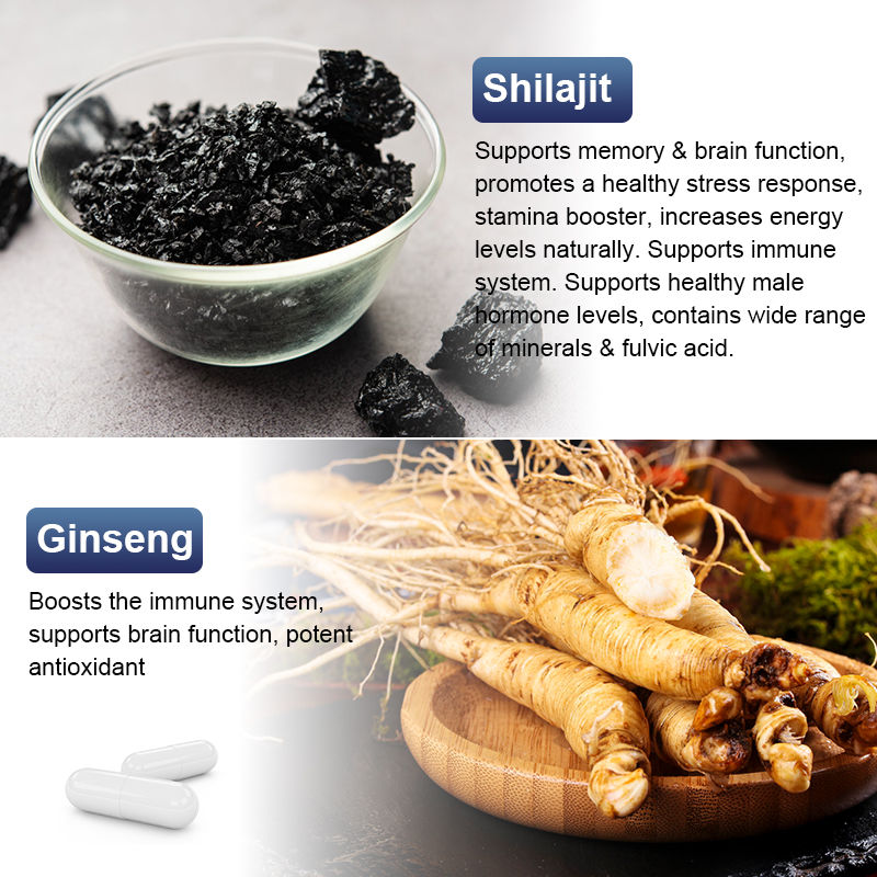 Organic Shilajit + Maca Root Capsules – Natural Energy & Hormone Balance Supple - Image 4