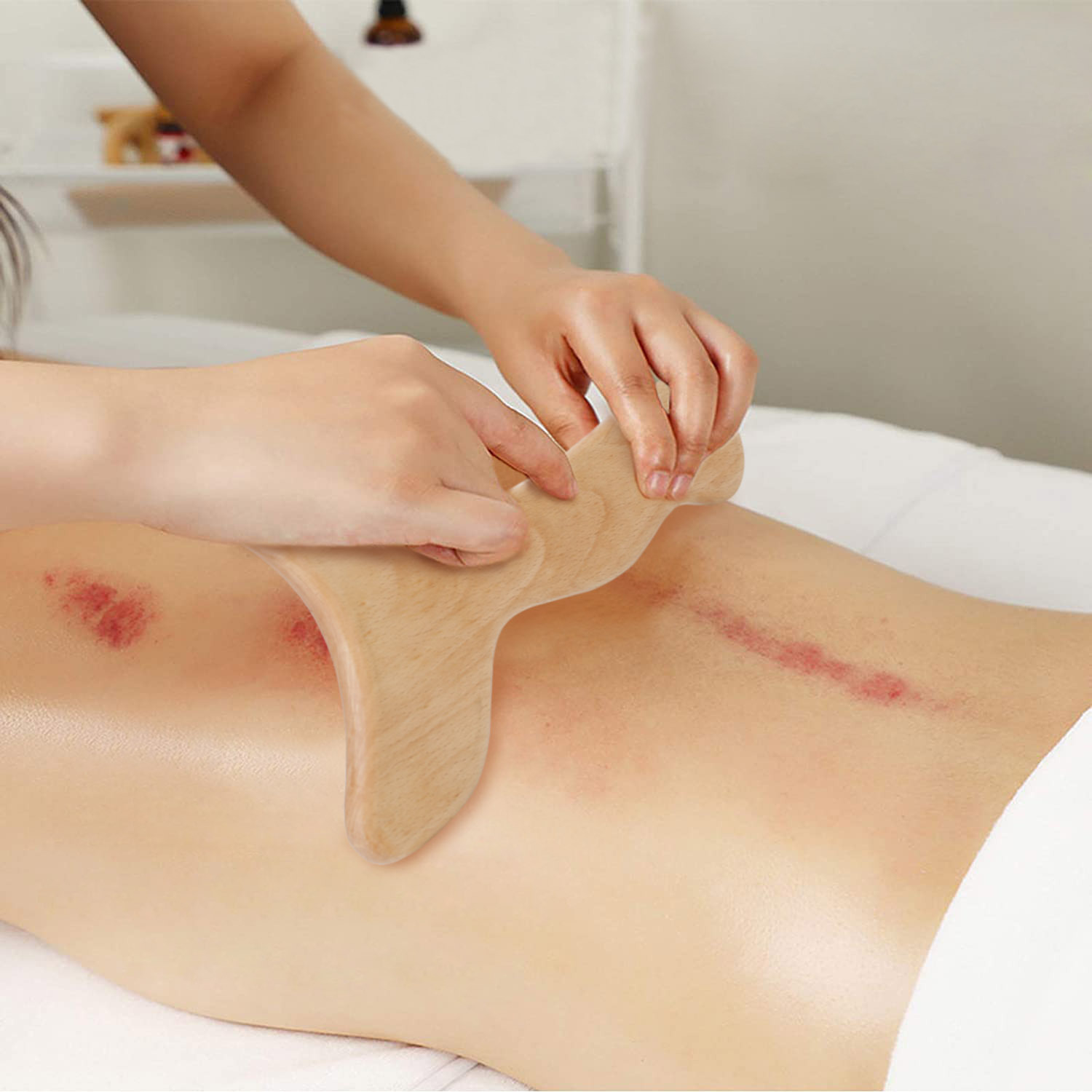 Wood Therapy Massage Tool – Wooden Lymphatic Drainage Paddle for Relaxation, Body Massage & Muscle Relief - Image 7