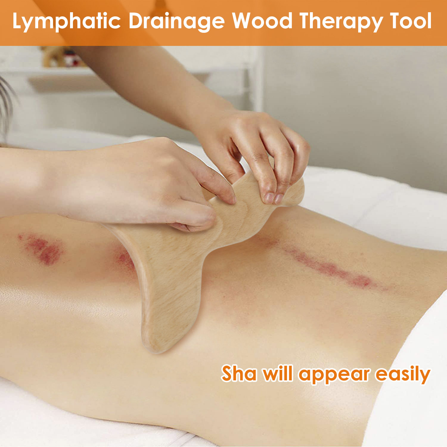 Wood Therapy Massage Tool – Wooden Lymphatic Drainage Paddle for Relaxation, Body Massage & Muscle Relief - Image 3