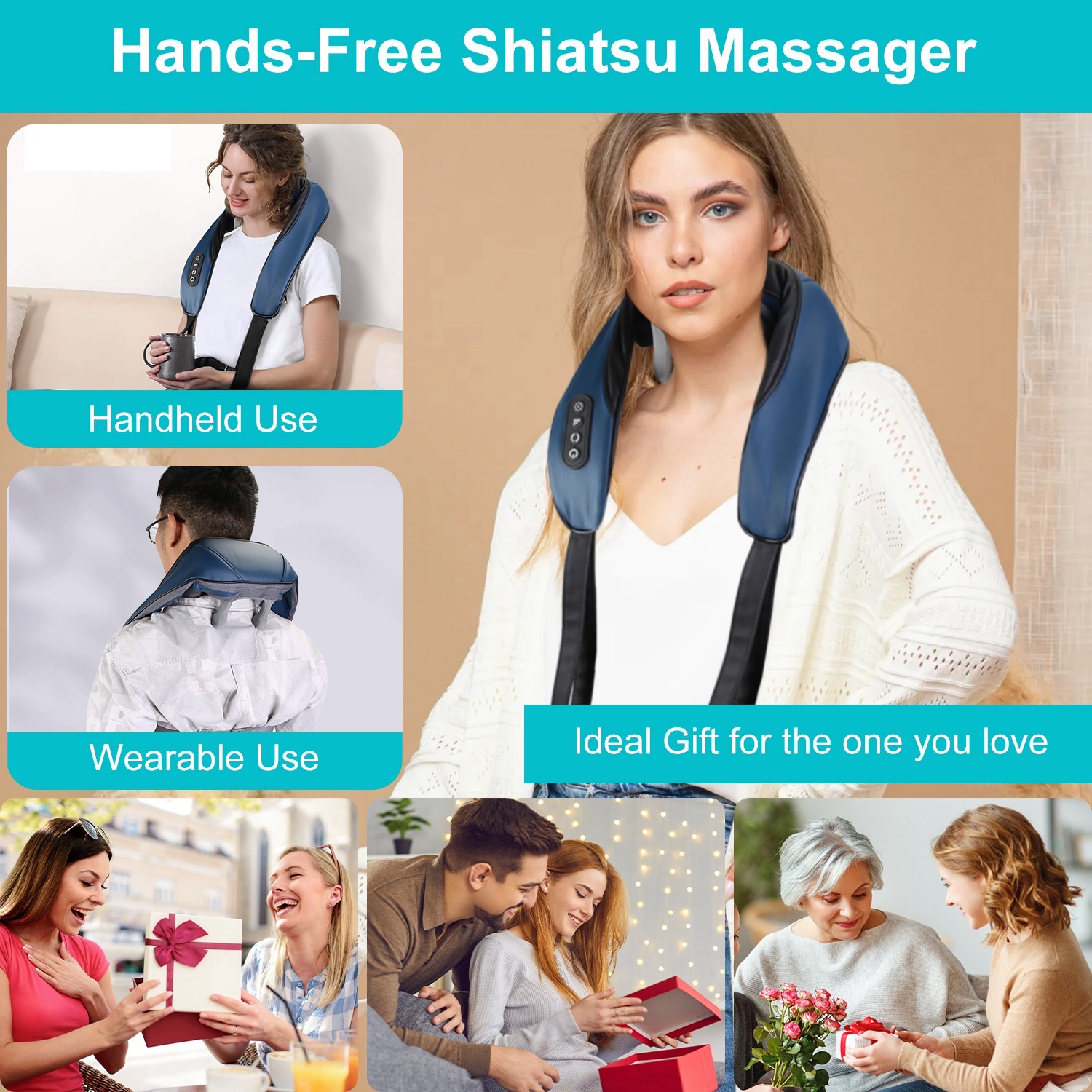 Electric Neck & Shoulder Massager with Infrared Heat - Image 6