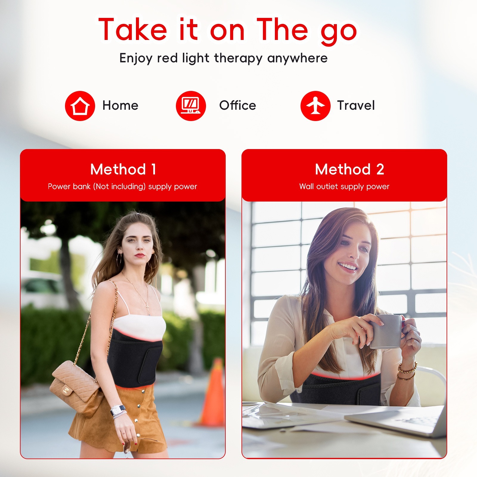 Portable Wearable Red Light Massage Belt - Image 5