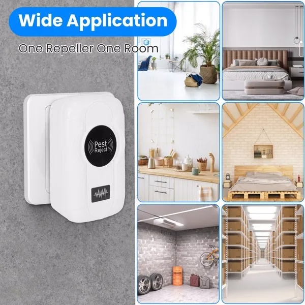 6-Pack Ultrasonic Insect Repellent – Dual Sound-Wave Technology for Pests & Rodent Control, Safe & Effective - Image 5