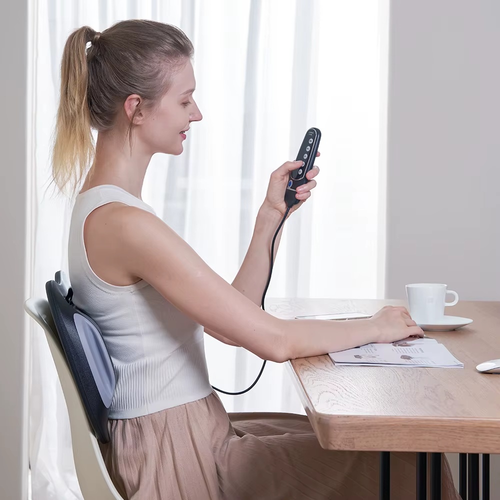 Electric Lumbar Traction Device – Constant Temperature Heat Therapy with Multi-Frequency Vibration for Pain Relief & Relaxation - Image 3